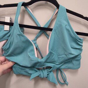 Shade & Shore Ribbed Bikini Set